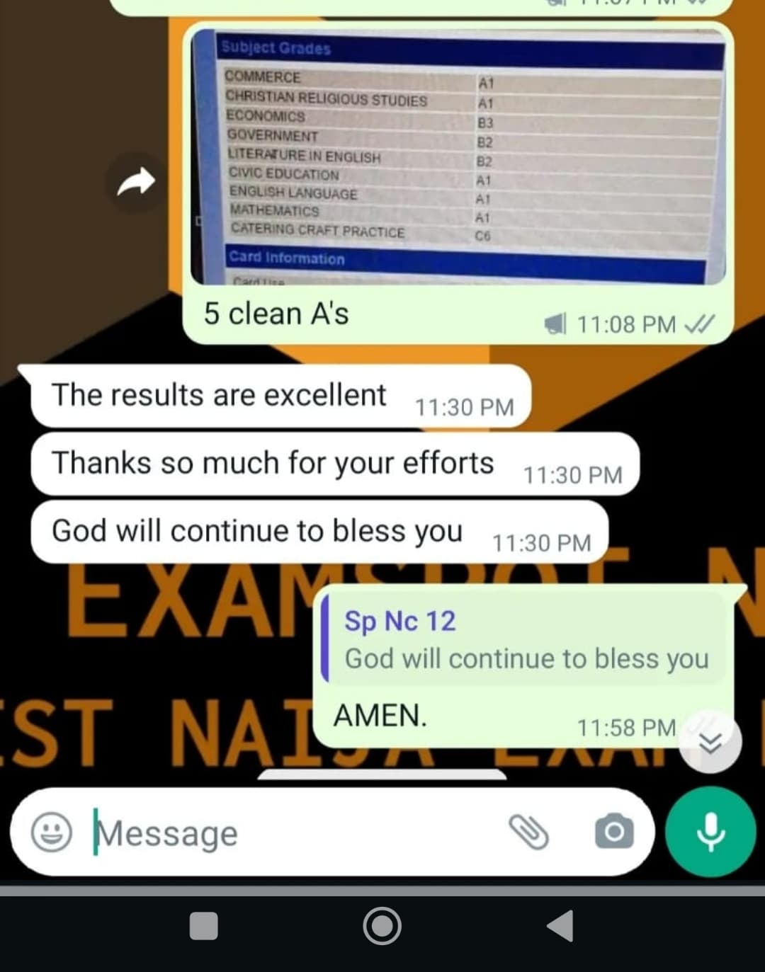 WAEC 2025 subscriber result - 5 clean As